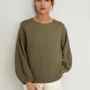 Everlane 100% Linen Long Sleeve Top | Size 4